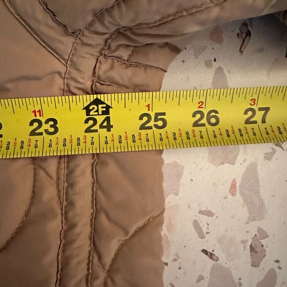 Zara Women Water-Repellent Puffer Jacket Short Coat ZW Cream Size Medium - Picture 9 of 12